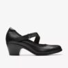 Emily 2 Mabel Mary Janes van zwart leer voor dames Emily 2 Mabel Mary Janes van zwart leer voor dames