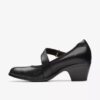 Emily 2 Mabel Mary Janes van zwart leer voor dames Emily 2 Mabel Mary Janes van zwart leer voor dames