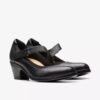 Emily 2 Mabel Mary Janes van zwart leer voor dames Emily 2 Mabel Mary Janes van zwart leer voor dames