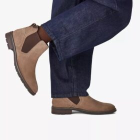 Emmet Easy Stone suède enkellaarsjes voor heren Emmet Easy Stone suède enkellaarsjes voor heren