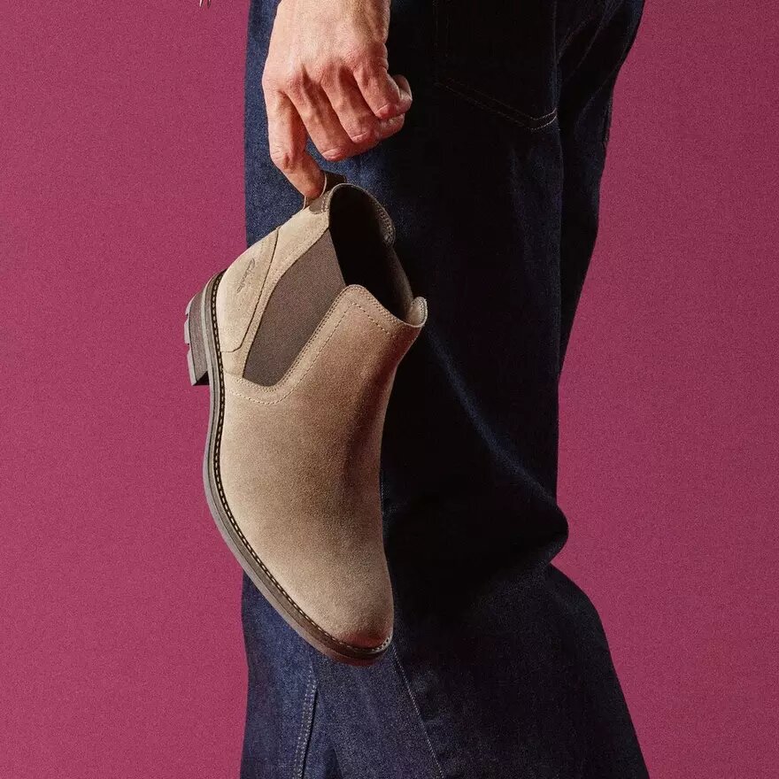 Emmet Easy Stone suède enkellaarsjes voor heren Emmet Easy Stone suède enkellaarsjes voor heren
