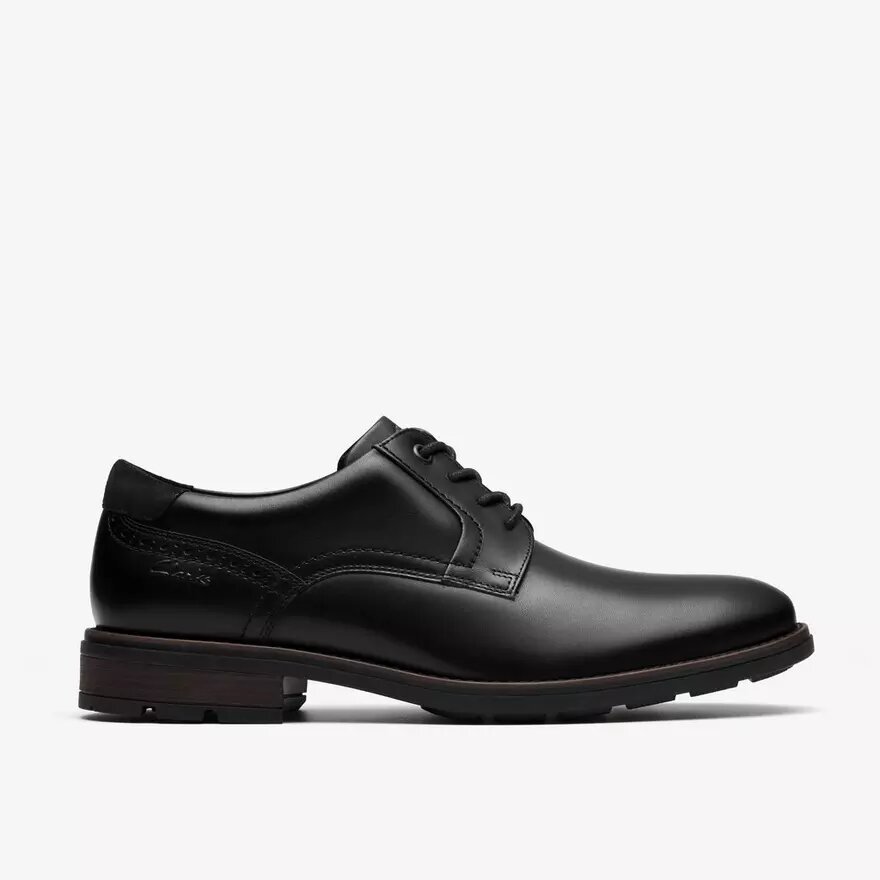 Emmet effen zwarte gladde herenschoenen Emmet effen zwarte gladde herenschoenen