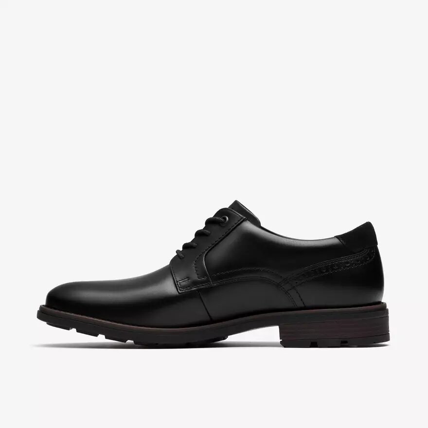 Emmet effen zwarte gladde herenschoenen Emmet effen zwarte gladde herenschoenen