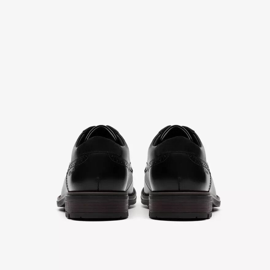 Emmet effen zwarte gladde herenschoenen Emmet effen zwarte gladde herenschoenen