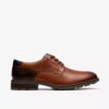 Emmet Plain herenschoenen van bruin leer