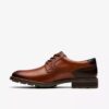 Emmet Plain herenschoenen van bruin leer