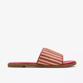 Erisia Strap2 roze platte sandalen voor dames