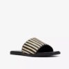 Erisia Strap2 zwarte platte sandalen voor dames Erisia Strap2 zwarte platte sandalen voor dames