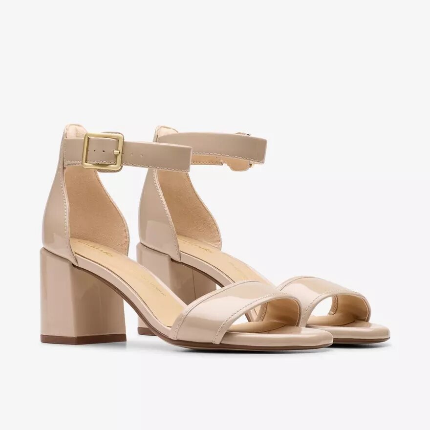 Ezoria Mae sandalen met hak van lakleer voor dames Ezoria Mae sandalen met hak van lakleer voor dames