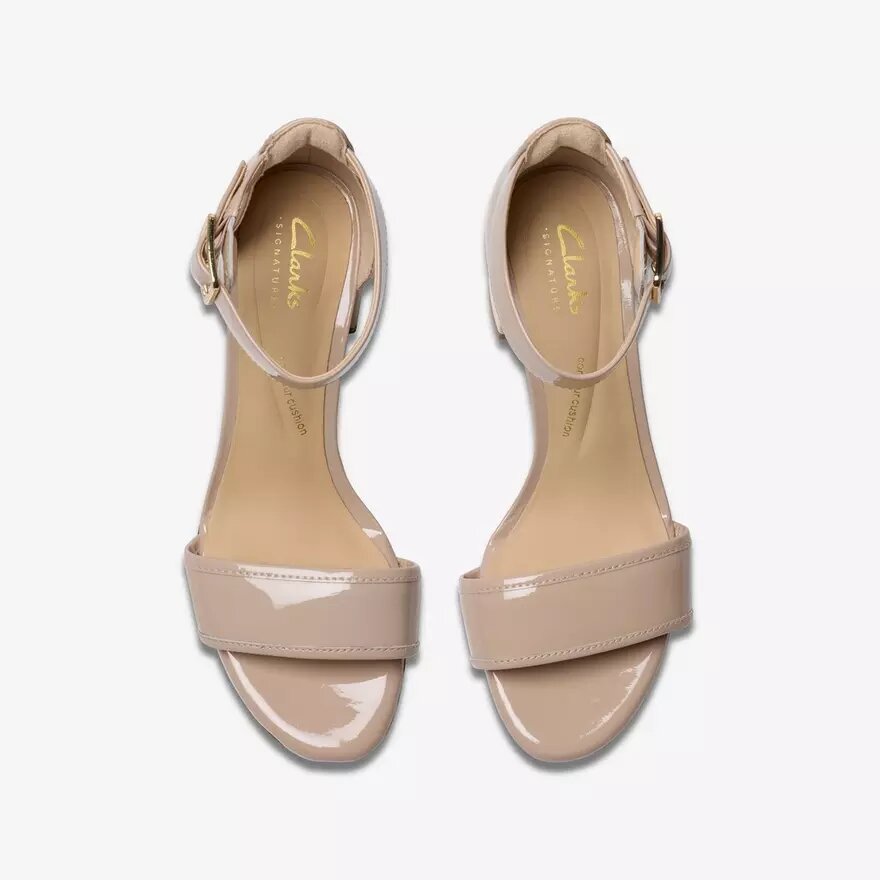 Ezoria Mae sandalen met hak van lakleer voor dames Ezoria Mae sandalen met hak van lakleer voor dames