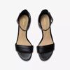 Ezoria Mae zwarte leren Sandalen met hak voor dames