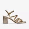 Ezoria-sandalen met bandjes voor dames in zacht goud Ezoria-sandalen met bandjes voor dames in zacht goud