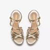 Ezoria-sandalen met bandjes voor dames in zacht goud Ezoria-sandalen met bandjes voor dames in zacht goud