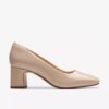 Fernie Court Sand lakleren schoenen voor dames, VS