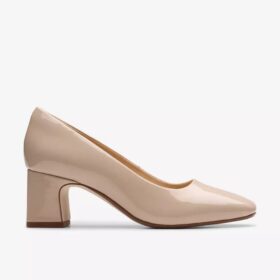 Fernie Court Sand lakleren schoenen voor dames, VS