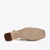 Fernie Sling crèmekleurige leren schoenen voor dames Fernie Sling crèmekleurige leren schoenen voor dames