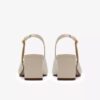 Fernie Sling crèmekleurige leren schoenen voor dames Fernie Sling crèmekleurige leren schoenen voor dames