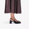 Fernie Sling zwarte lakschoenen voor dames Fernie Sling zwarte lakschoenen voor dames