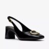 Fernie Sling zwarte lakschoenen voor dames Fernie Sling zwarte lakschoenen voor dames