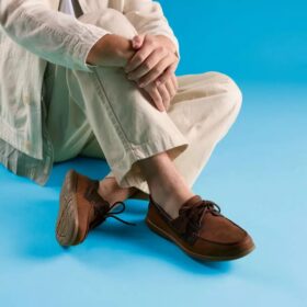 Flexway 2Eye bruine nubuck bootchoen voor heren