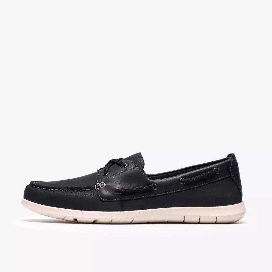 Flexway 2Eye marineblauwe nubuck-bootchoenen voor heren Flexway 2Eye marineblauwe nubuck-bootchoenen voor heren