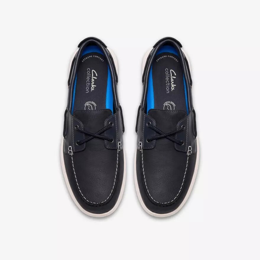 Flexway 2Eye marineblauwe nubuck-bootchoenen voor heren Flexway 2Eye marineblauwe nubuck-bootchoenen voor heren