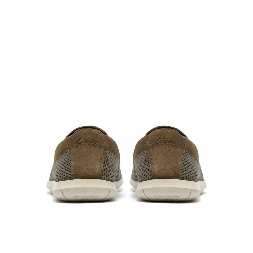 Flexway Step olijfgroene gebreide Slip-ons voor heren Flexway Step olijfgroene gebreide Slip-ons voor heren