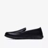 Flexway Step zwarte gladleer Loafers voor heren