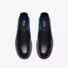 Flexway Step zwarte gladleer Loafers voor heren