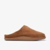 Frien Wall Tan slip-on slippers voor heren