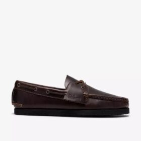 Godney Boat bruine leren bootchoenen voor heren