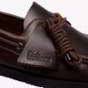 Godney Boat bruine leren bootchoenen voor heren