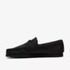 Godney Boat herenschoenen van zwart leer Godney Boat herenschoenen van zwart leer