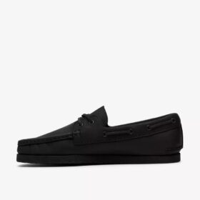 Godney Boat herenschoenen van zwart leer