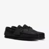 Godney Boat herenschoenen van zwart leer Godney Boat herenschoenen van zwart leer