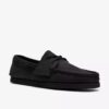 Godney Boat herenschoenen van zwart leer Godney Boat herenschoenen van zwart leer