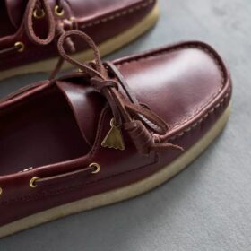 Godney-bootchoenen voor dames. Britse bootchoenen van tan leer