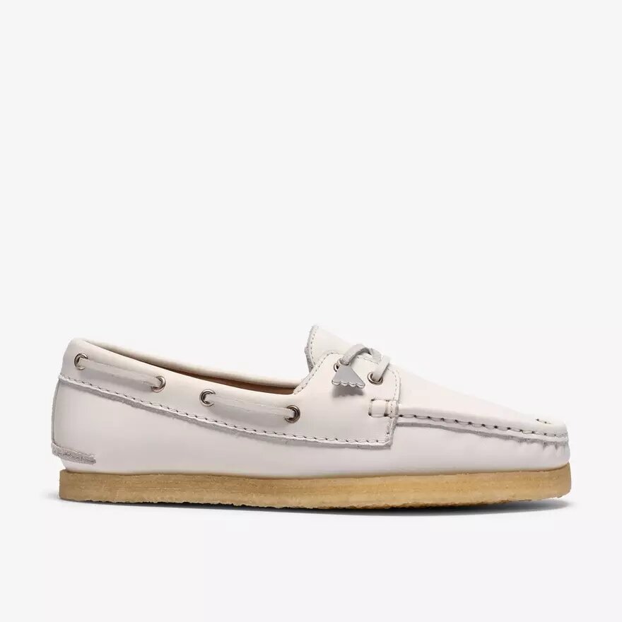 Godney Bootchoenen voor dames van wit generfd leer Godney Bootchoenen voor dames van wit generfd leer