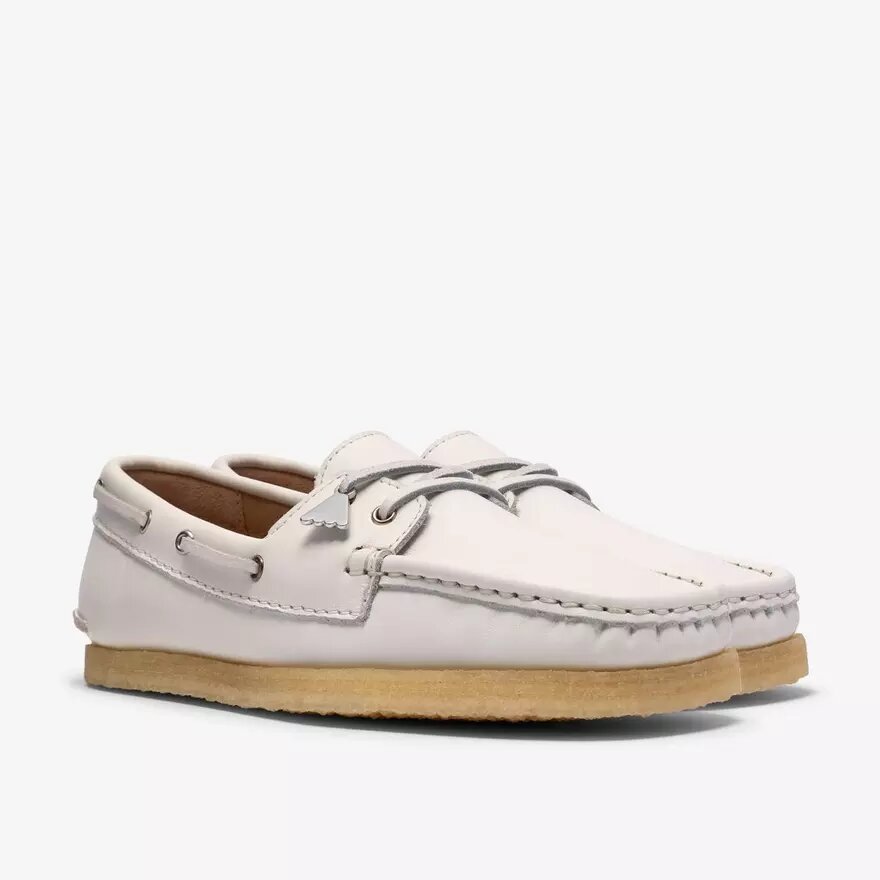 Godney Bootchoenen voor dames van wit generfd leer Godney Bootchoenen voor dames van wit generfd leer