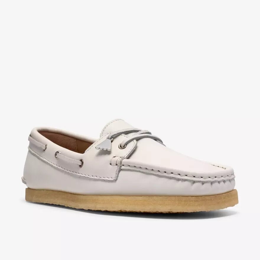 Godney Bootchoenen voor dames van wit generfd leer Godney Bootchoenen voor dames van wit generfd leer