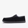 Gorstan Step zwarte Slippers voor heren Gorstan Step zwarte Slippers voor heren