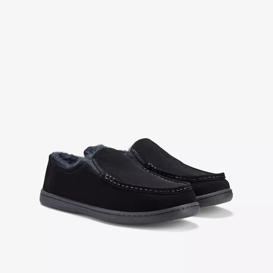 Gorstan Step zwarte Slippers voor heren Gorstan Step zwarte Slippers voor heren