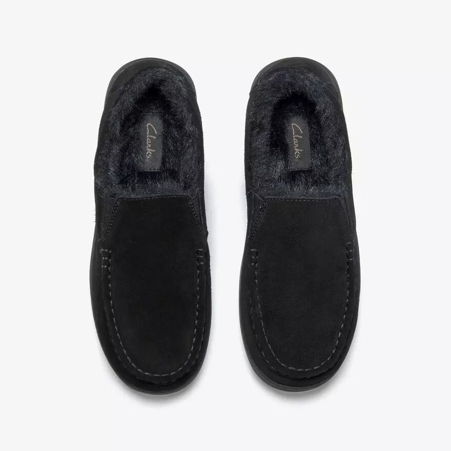 Gorstan Step zwarte Slippers voor heren Gorstan Step zwarte Slippers voor heren