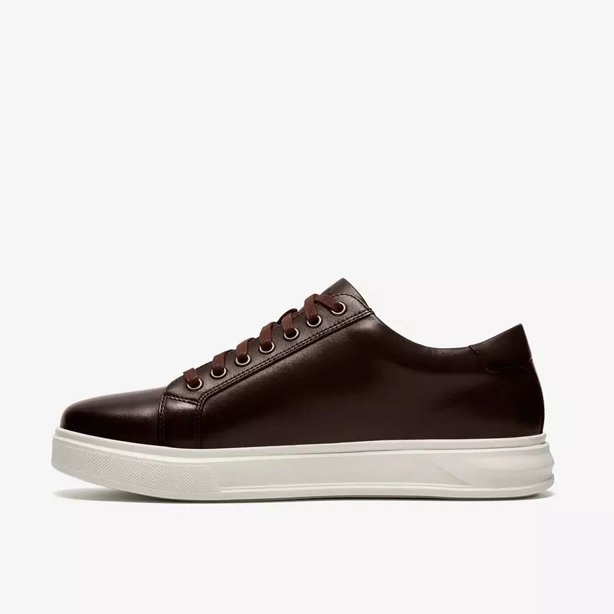 Goswell Tie bruine leren herensneakers Goswell Tie bruine leren herensneakers