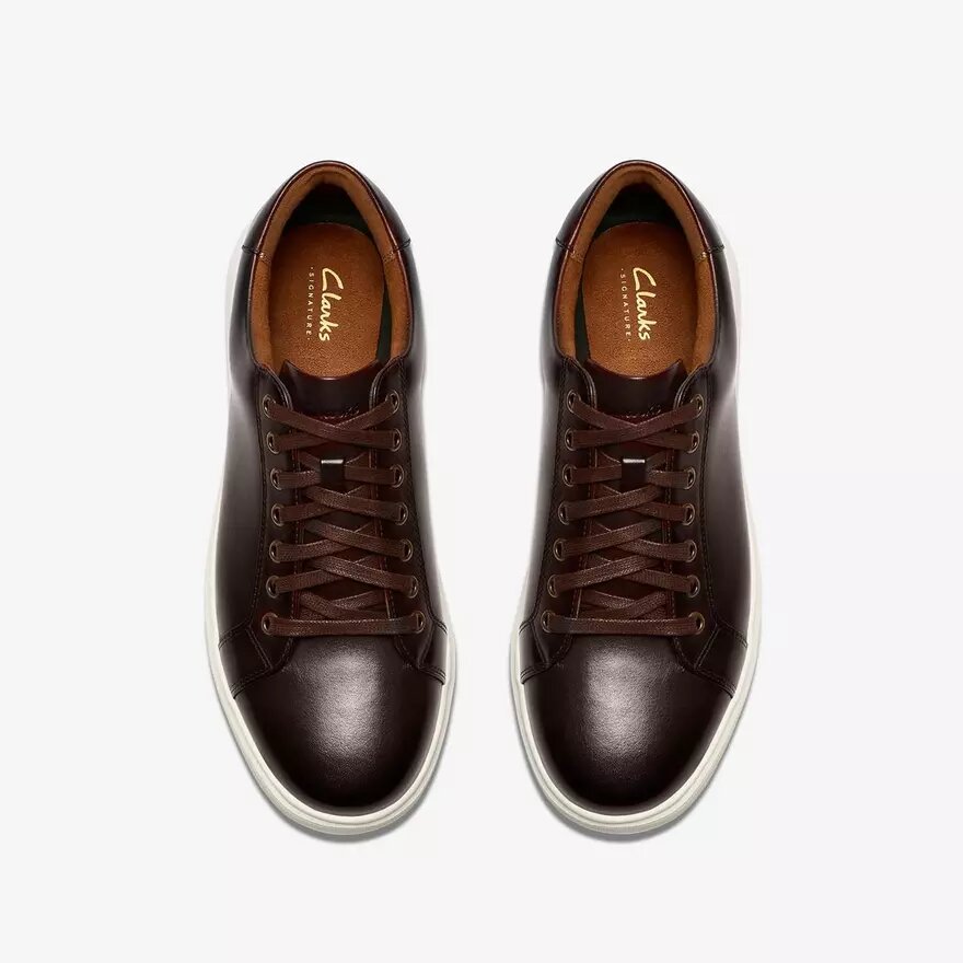 Goswell Tie bruine leren herensneakers Goswell Tie bruine leren herensneakers