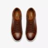 Goswell Tie herensneakers van bruin leer Goswell Tie herensneakers van bruin leer