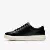 Goswell Tie zwarte leren herensneaker Goswell Tie zwarte leren herensneaker