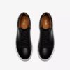 Goswell Tie zwarte leren herensneaker Goswell Tie zwarte leren herensneaker
