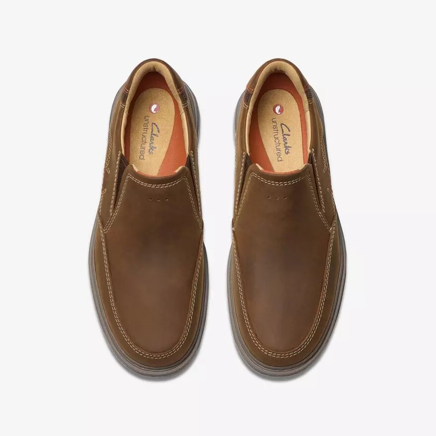 Heren Briley Step-loafers van bijenwasleer | Clark’s Heren Briley Step-loafers van bijenwasleer | Clark’s