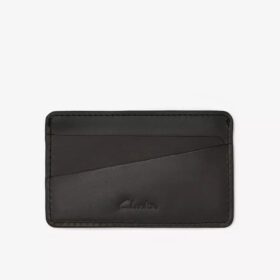 Heren Buff Waxy kaarthouderportemonnee Zwart VS